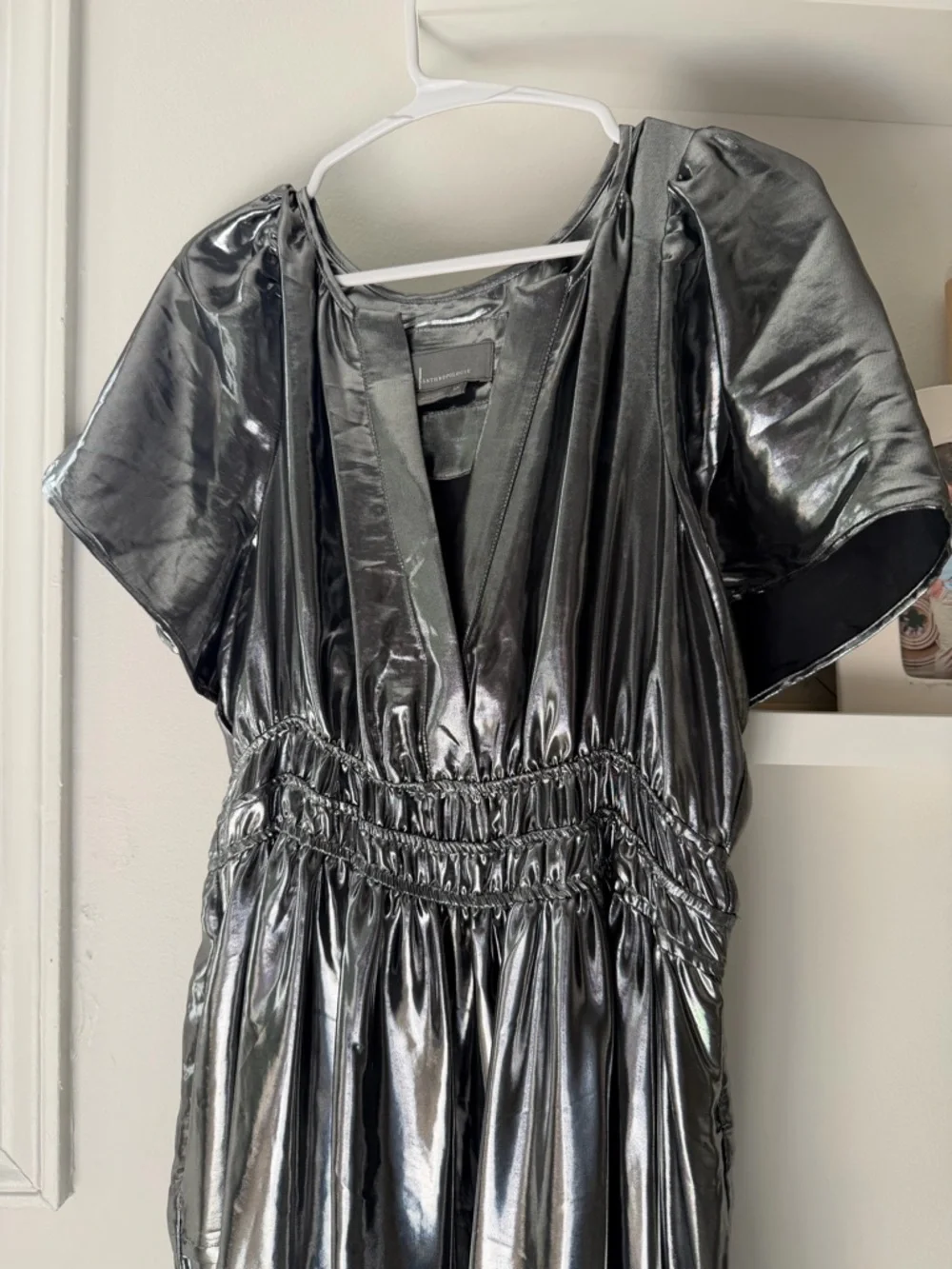 Anthropologie Emerson Metallic Maxi Dress - Picture 5 of 6
